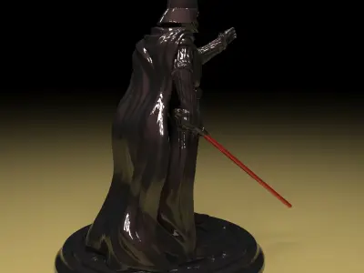 Darth Vader Figure 3D model in parts stl file ready to print 3D print model purchase