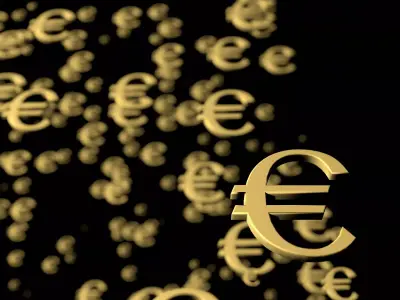 Euro currency sign 3D model