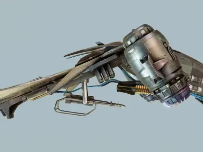 Drone Low-poly 3D model