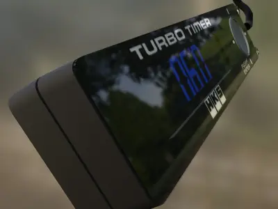 HKS Turbo Timer Low-poly 3D model