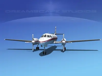 Swearingen SA226 Corporate 6 3D model