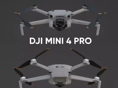 DJI Mini 4 Pro Drone 3D model
