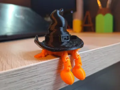 Witch Hat Desk Sitter STL Free 3D print model