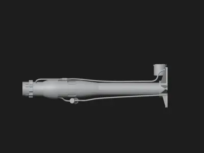 Walter HWK 109-509 Rocket Engine 3D print model