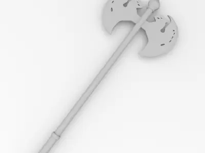 Double Dragon Battle Axe 3D model