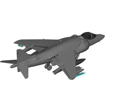 McDonnell Douglas AV-8B Harrier II 3D model