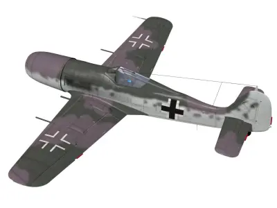 Focke Wulf Fw190 TL 3D model