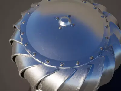 Whrilybird Rooftop Ventilation System  3D model