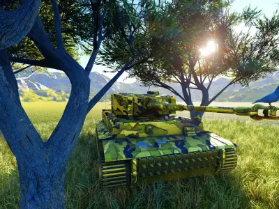 Panzer VI Tiger Tank ACE 3D model