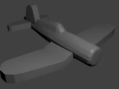 US F4U Corsair Fighter Aircraft Free 3D print model