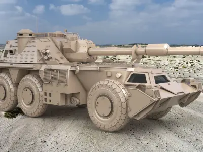 G6 Rhino Clay Vray 3D model 3D model