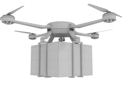 Cargo Drone 3D model