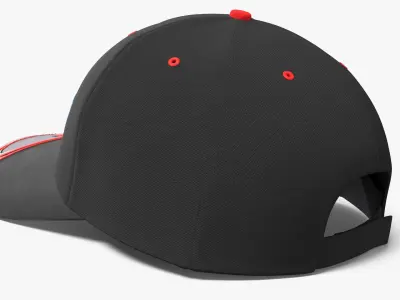 Vintage NASCAR Racing Hat 00s 3D model