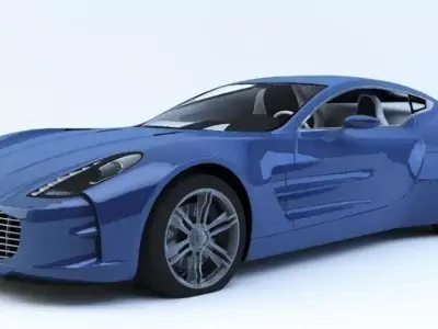 Aston Martin One 77 Free 3D model