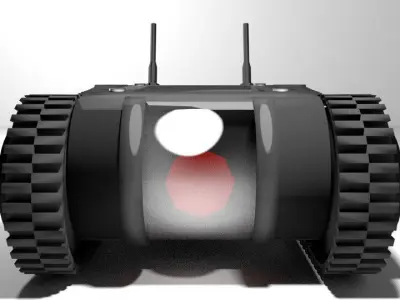 Drone - UGV Robot Tank 3D model