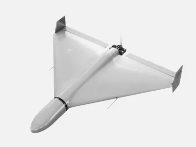 Shahed 136 drone Low-poly 3D model