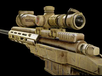 TAC 50 Macmillan Game ready Low-poly 3D model