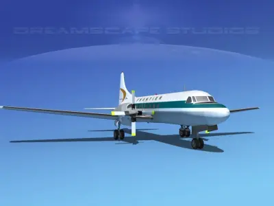 Convair CV-580 Frontier 1 3D model
