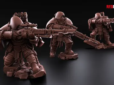 Solar Guard  - Snipers of the Imperial Force  3D print model