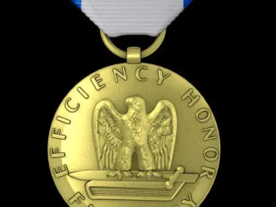 US Air Force Good Conduct Medal 3D model