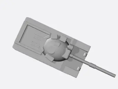 British Centurion Battletank 6mm Scale 3D print model