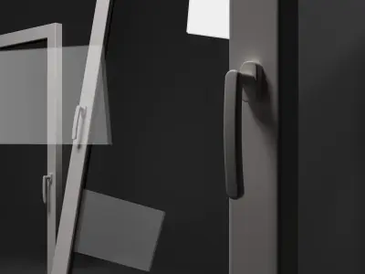 Double-glazed window Free 3D model