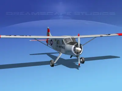 Dehaviland DH-2 Beaver USAF 1 3D model