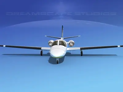 Cessna 500 Citation I V03 3D model