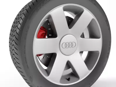 Audi A2 Wheel 3D model