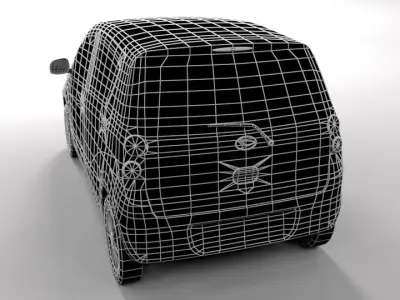 DAIHATSU COURE FREE LOWPOLY Free low-poly 3D model