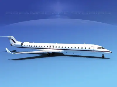 Bombardier CRJ900 Corporate 1 3D model
