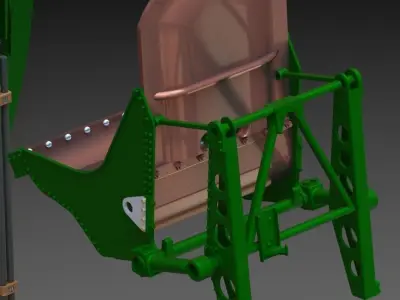 Spitfire Hight definition work SEAT STL FILES 3D print model 3D print model