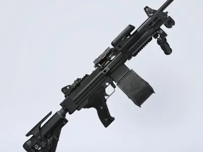 Negev Light Machine gun 3D model