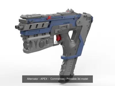 APEX Weapons Set - 8 Printable models - STL - Commercial 3D Model Collection