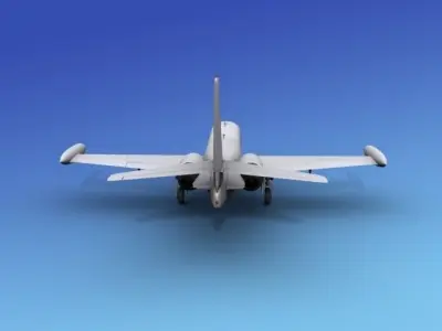 IAI Westwind I Bare Metal 3D model