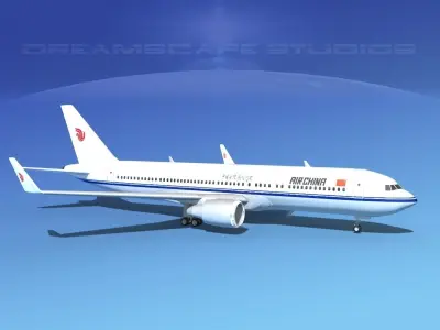 Boeing 767-300 Air China 3D model