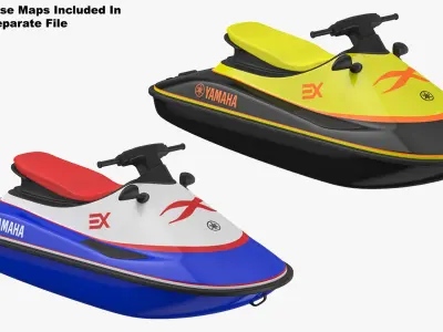 Jet Ski 02 3D model