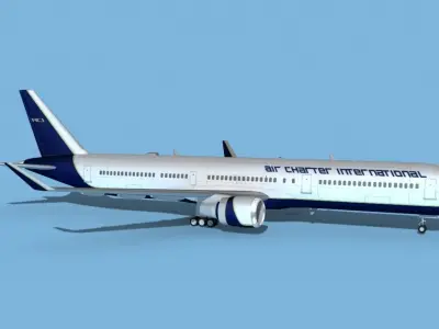 Boeing 767-400 Air Charter Intl 3D model