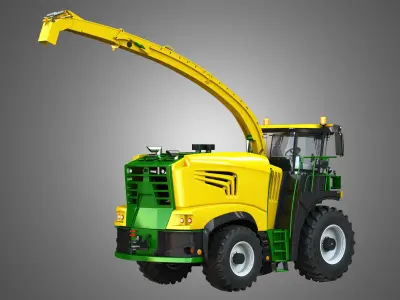 Krone Forage Harvester-without front device 3D model