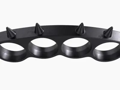 Knuckle spiked 3D model