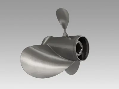 Boat propeller 3D model