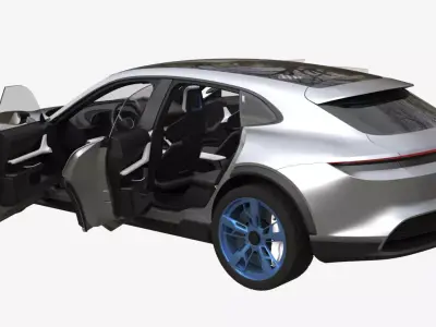 Realistic 3D Car Model Standard  Game-Ready  High Quality Low-poly 3D model