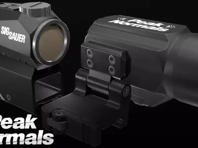 Sig Sauer - Romeo 5 Red Dot Sight Low-poly 3D model
