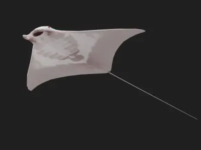 Devilfish Low-poly 3D model