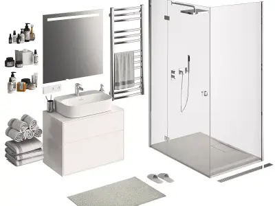 Bathroom Set Part 1 3D model