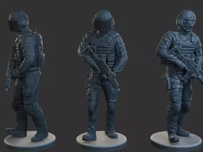 Tactical Gear GSG 9 TG1 003 3D print model