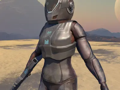 Space Soldier 3D model