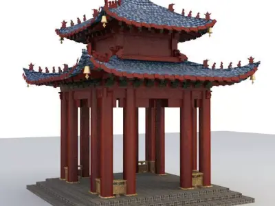 JAPAN BUILD HOUSE Free 3D model