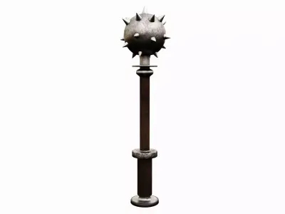 Medieval Weapon Mace Low-poly 3D model
