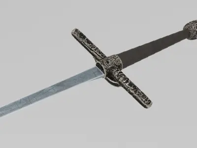 Aria Stark Sword From Game Of Thrones 3D model